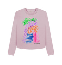 Load image into Gallery viewer, Mauve UNISEX FRUIT PASTELS BOXY JUMPER
