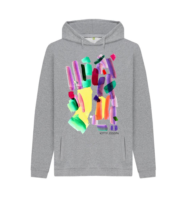 Light Heather UNISEX MULTI INK HOODY