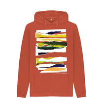 Cargar imagen en el visor de la galería, Rust UNISEX DAW CLOUD COLLAGE HOODY
