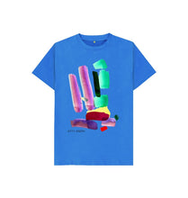 Load image into Gallery viewer, Bright Blue KIDS UNISEX INK 1 TEESHIRT
